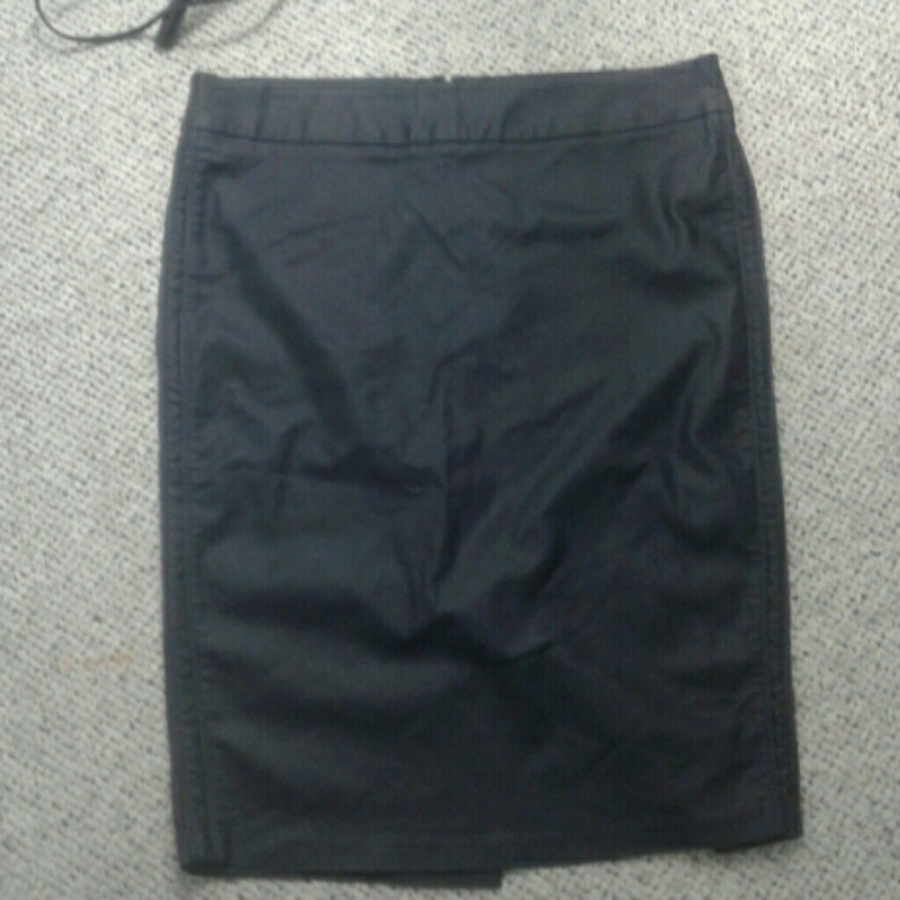Faux Leather Pencil Skirt